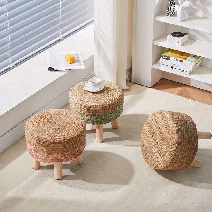 Knotted Comfort Rope Stool